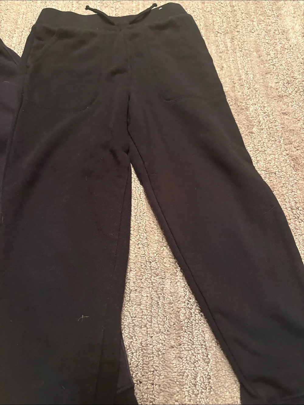 Kids Black Fleece Jogger Pants - Classic Comfort